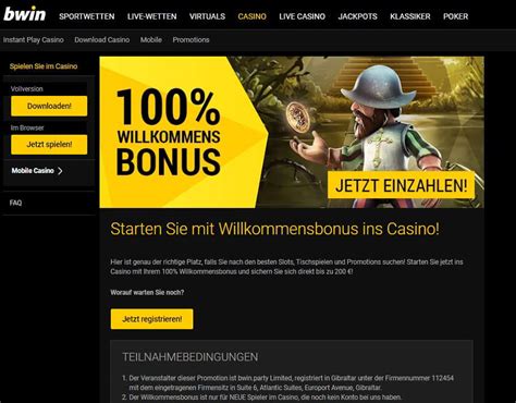 bwin geld von casino auf konto Online Casinos Deutschland