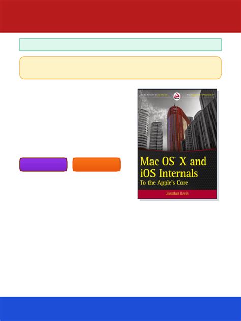 By Jonathan Levin Mac Os X And Ios Internals To The Apples Core Volume 1 User Mo 2nd Edition 2015 07 22 Paperback