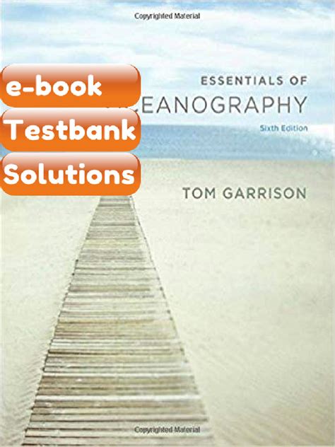 By Tom S Garrison Essentials Of Oceanography 7th Edition