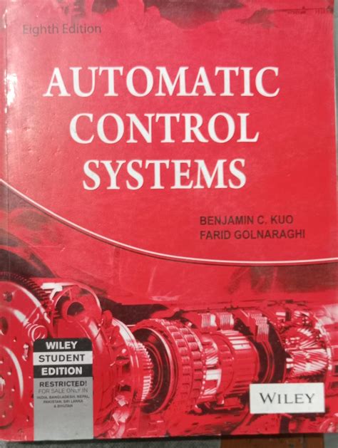 Read By Benjamin C Kuo Automatic Control Systems 8Th Edition 