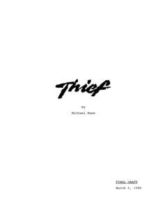 Read By Michael Mann Thief Daily Script 