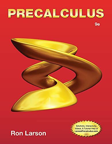Full Download By Ron Larson Precalculus Hybrid Edition With Enhanced Webassign With Ebook Printed Access Card And Start Smart 9Th Edition 