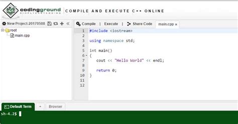 c++ online compiler | Microsoft CC help and community