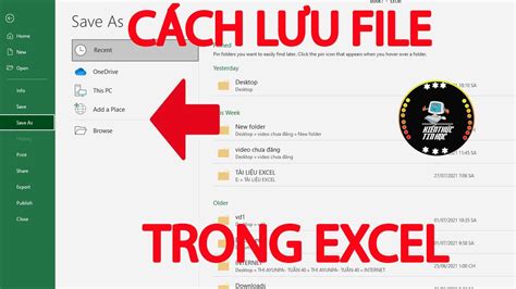 cách lưu file excel | Cch lu file excel nhanh chng hiu