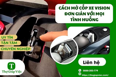 cách mở cốp xe vision | Hng dn cch m cp xe Vision