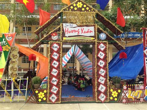 cổng trại xuân | 10 cch trang tr tri Tt sng