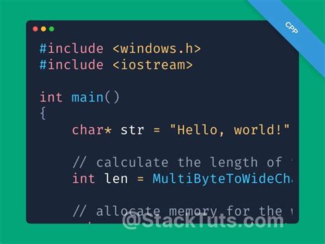 c++ - How to convert std::string to WCHAR - Stack …