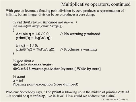 c - "warning: division by zero [-Wdiv-by-zero]" when not …