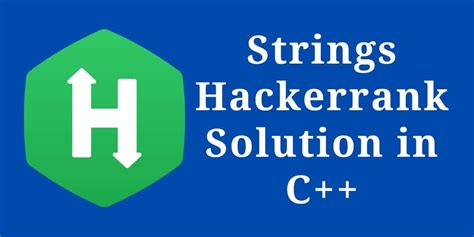 c - hackerrank problem: Given a string, , consisting of …