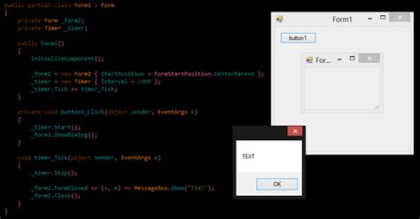 c Form closed but visible Stack Overflow