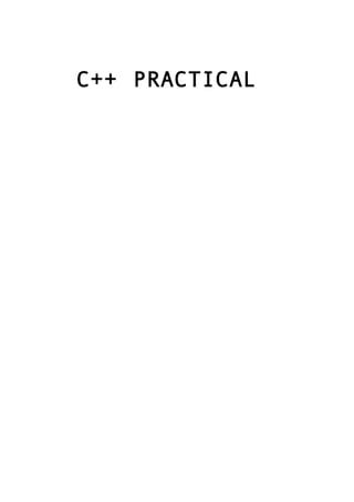 C A Practical Introduction