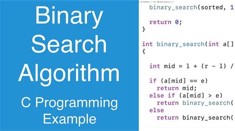 C Binary Search Algorithm