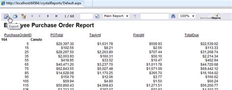 C Crystal Reports Export To Excel Net Informations Com