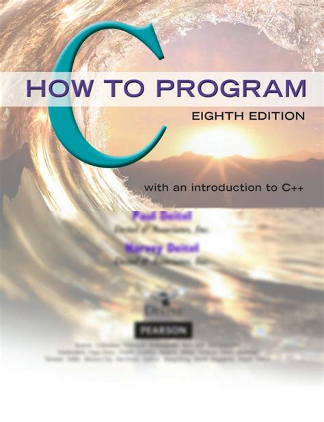 C How To Program 8th Eighth Edition Text Only