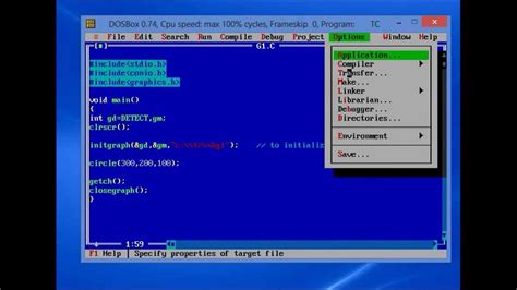 C Language Graphics Program
