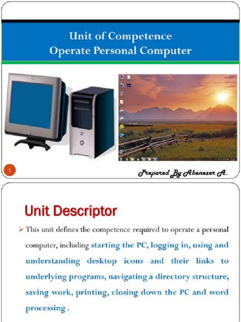 C Operate A Personal Computer Icau1128b Yola