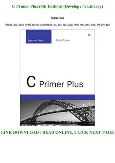 C Primer Plus Developers Library