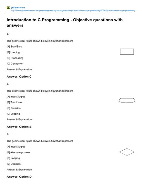 C Programming Objective Questions And Answers