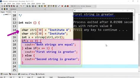 C String Compare