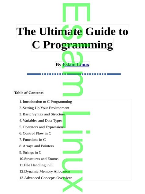 C The Ultimate Guide To Learn C Programming C In 24 Hours Learn C Fast C In Easy Steps C Programming C Plus Plus C For Beginners Developers Coding Css Java Php