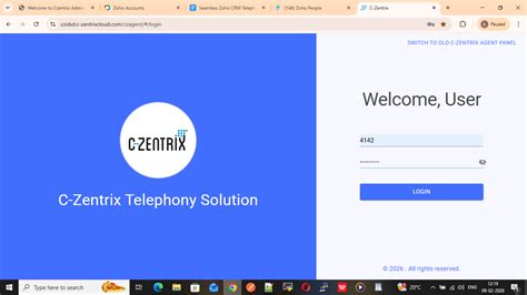 C Zentrix Login