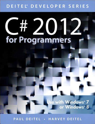 Full Download C 2012 For Programmers 5Th Edition Deitel Developer Series 