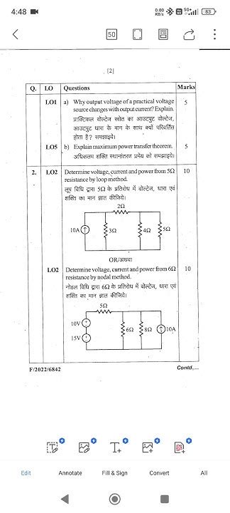 Download C Circuits Paper 3Rd Diploma Bing 