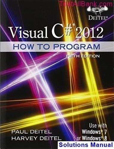 Download C How To Program Deitel And 5Th Edition Solution Manual 