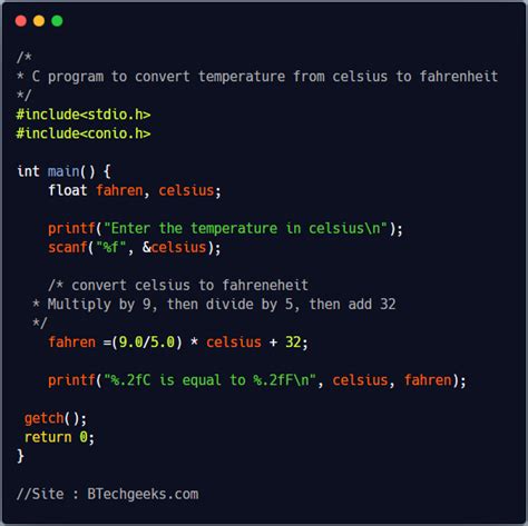 Image related to c-program-to-convert-celsius-to-fahrenheit