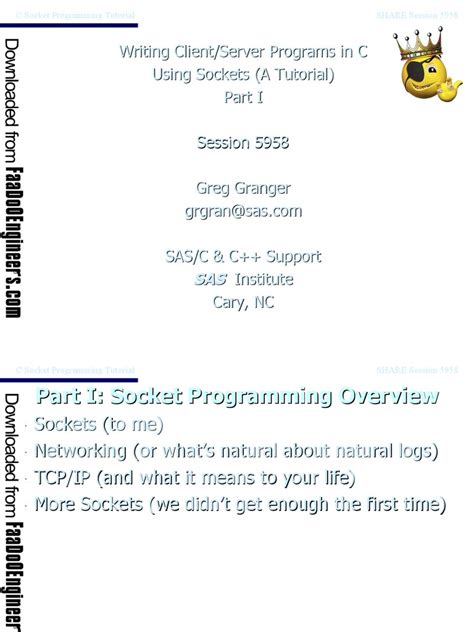 Full Download C Socket Programming Tutorial Writing Client Server 