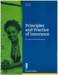 C11 Principles And Practice Of Insurance Institute