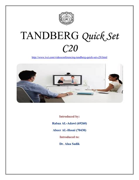 Read Online C20 Tandberg User Guide 