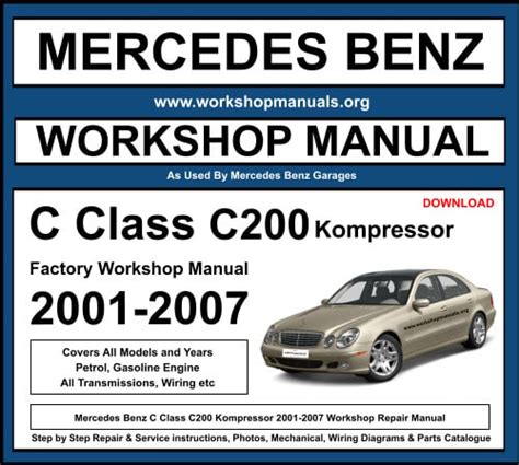 Full Download C200 2006 Kompressor Guide 