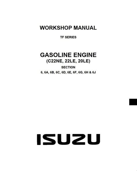 C22ne Workshop Manual