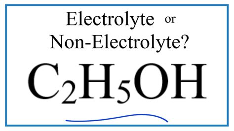 C2h5oh Electrolyte