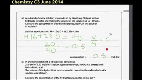 C3 Paper Edexcel 2014 Mark Scheme