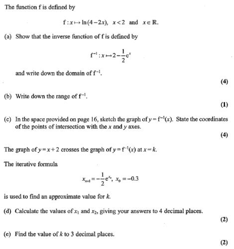 Read C3 January 2014 Edexcel Question Paper 