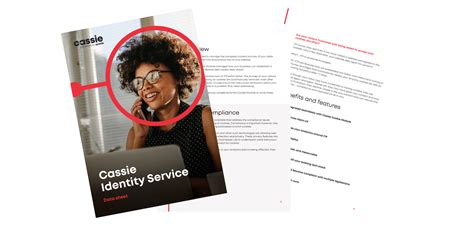 ca identity service data sheet