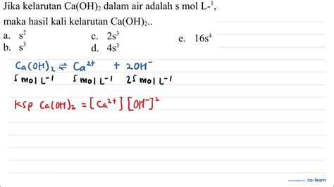 Ca Oh 2 Adalah