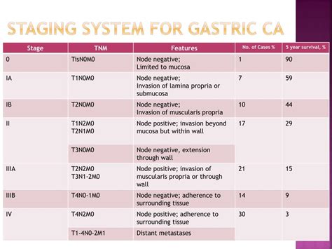 Ca Stomach Staging