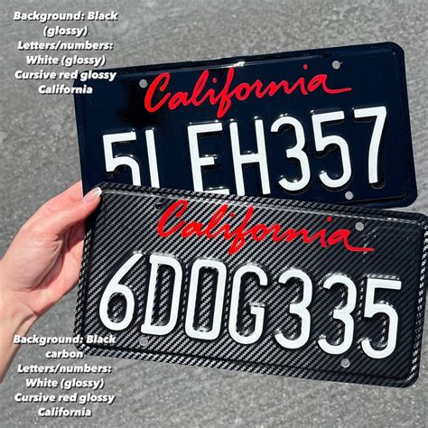 Customize Your Ride: Express Your Style with California License Plate Wraps