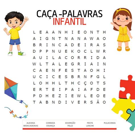 Caça Palavras Imprimir