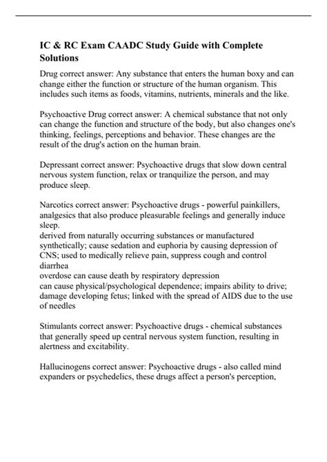 Full Download Caadc Pennsylvania Study Guides 