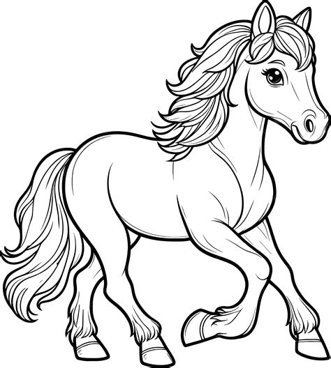 caballo colorear libro de colorear para adultos c
