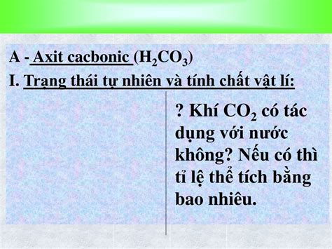cacbonic | Kh cacbonic Kh CO2 l g c