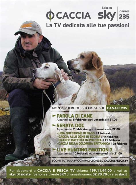 caccia pesca sky