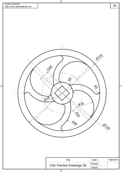 Cad Practice Drawings