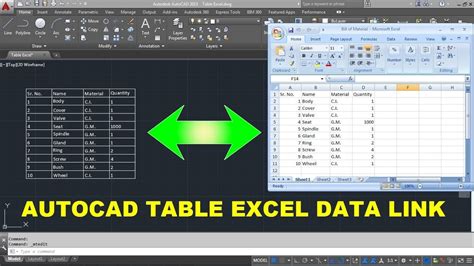 cad to excel 리습