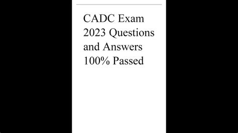 Download Cadc Exam Study Guide 