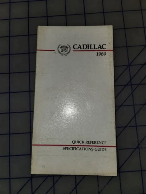 Read Online Cadillac Quick Reference Guide 